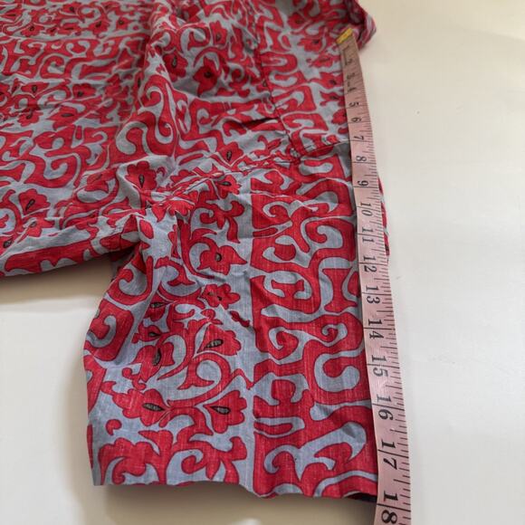 Phil Edwards by Reyn Spooner Hawaiian Shirt Mens Large Tribal Floral EUC - Picture 9 of 10